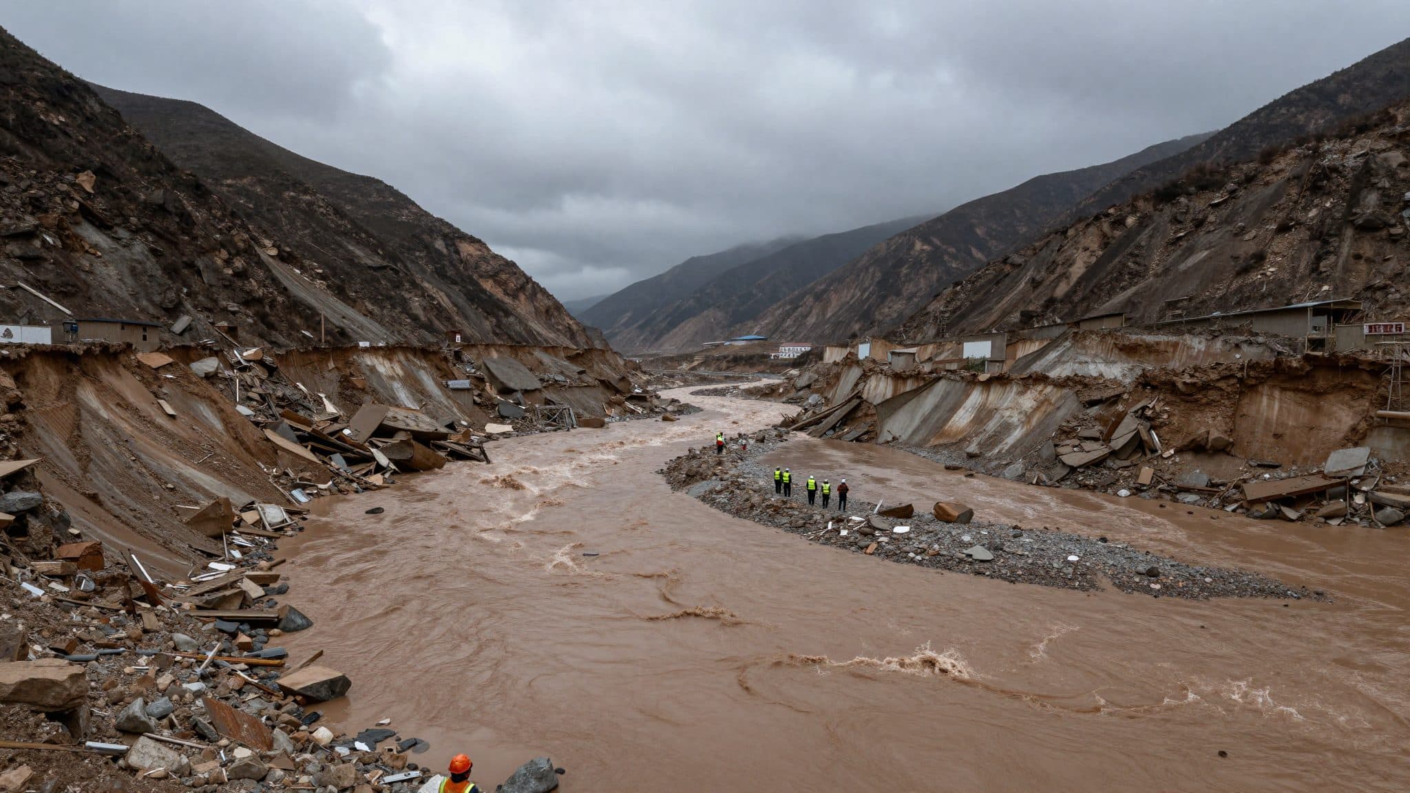 Le fosse comuni dopo l'alluvione in Nepal scatenano critiche sulle modalità di recupero