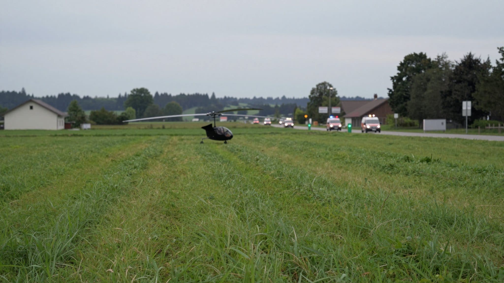 Giravion precipita a Seitenstetten: due feriti