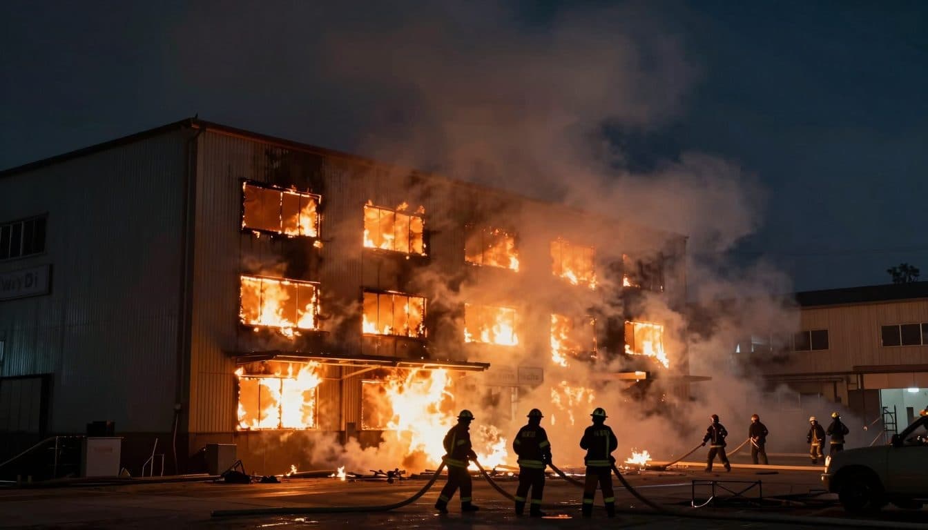 Incendio in fabbrica di scarpe in Cina: almeno 28 morti