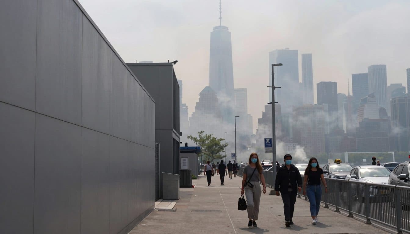 Ondata di calore e fumo mettono in allerta New York prima della finale dei Mondiali tra Spagna e Argentina