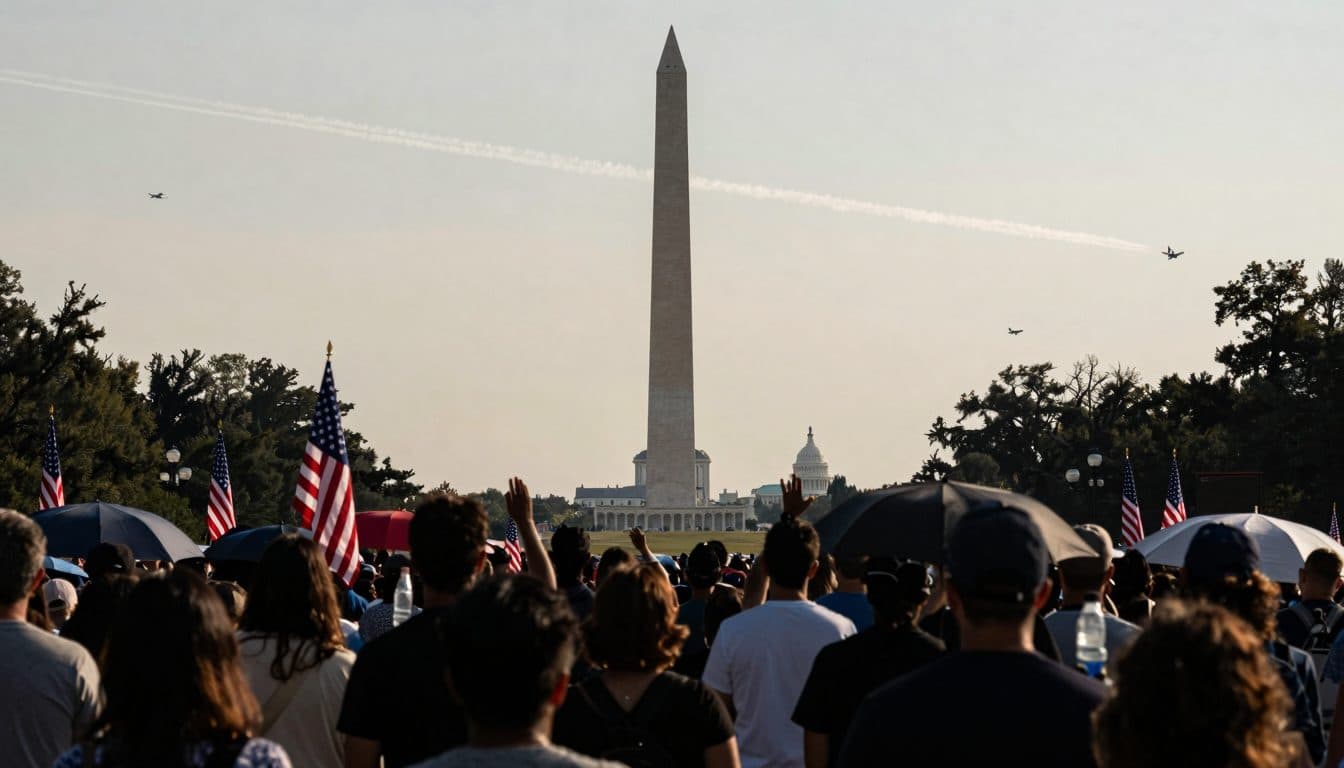 Trump usa i 250 anni degli USA per una manifestazione politica a Washington