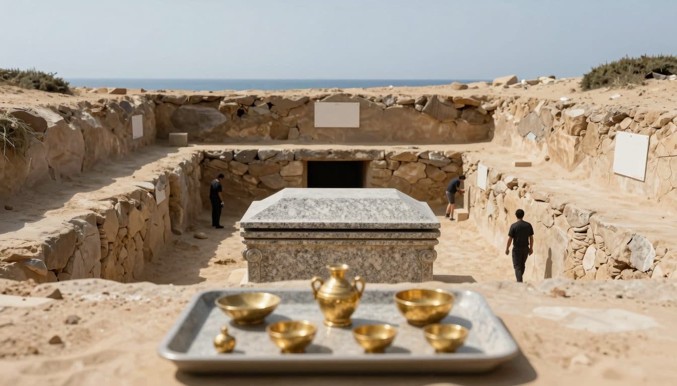 Archeologi scoprono tombe di quasi 2000 anni sulla costa mediterranea egiziana