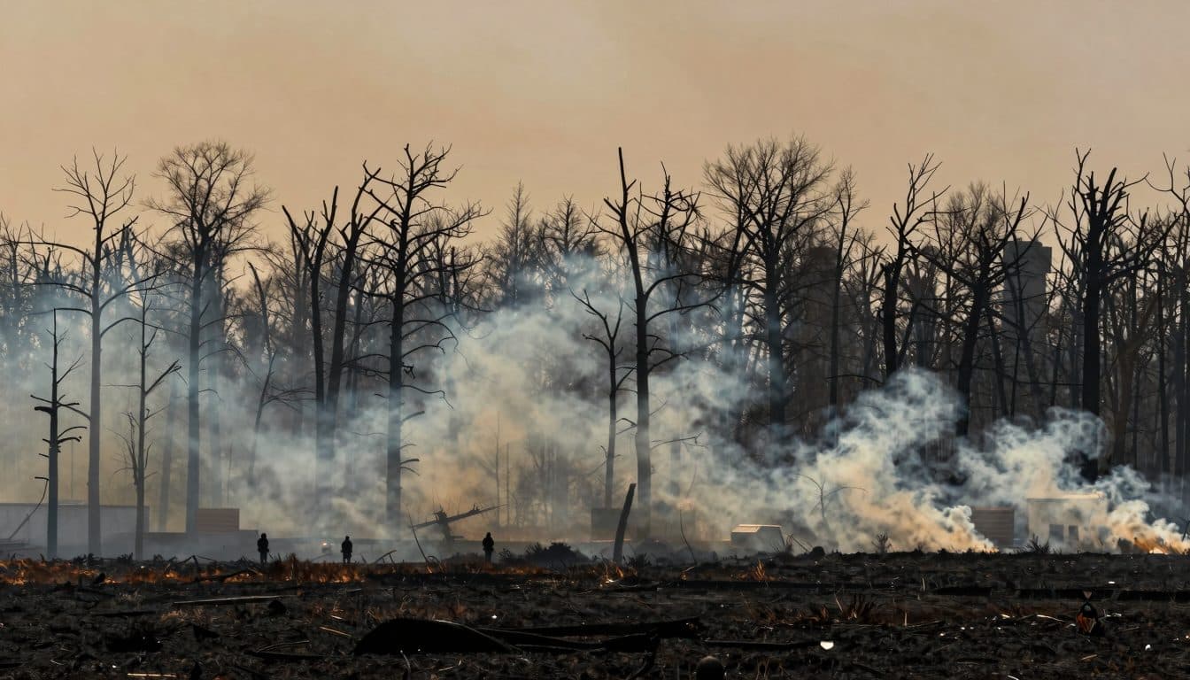 Il più grande incendio boschivo vicino a Fontainebleau: oltre 2.000 ettari di bosco distrutti