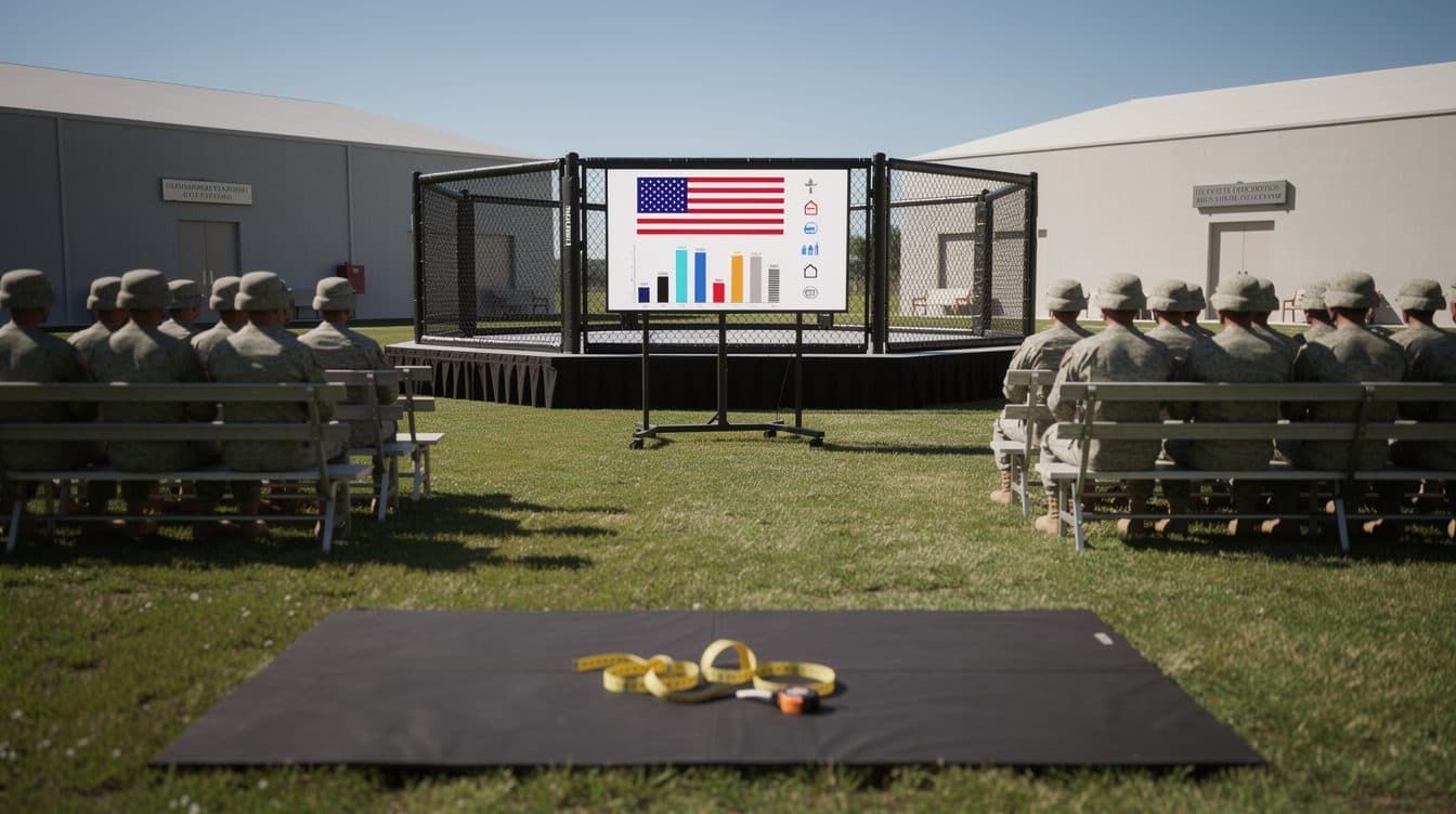 MMA-Show per il 250° compleanno USA: il Pentagono richiede rigorose misure corporee ai soldati