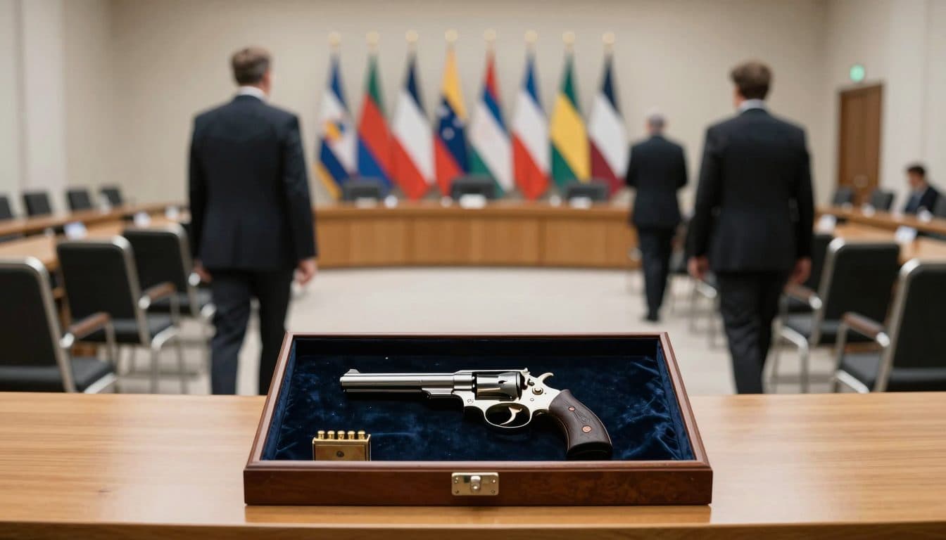 Pistole e munizioni come regalo di benvenuto: Erdoğan sorprende i partecipanti al vertice Nato con armi da fuoco