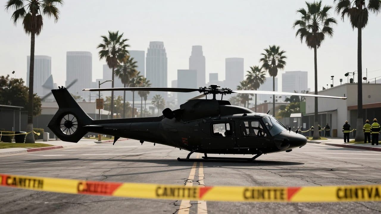 Elicottero della TV precipita a Los Angeles – la sindaca parla di «notte tragica»