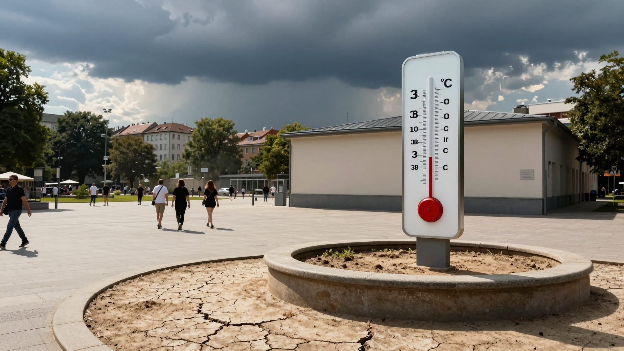 # Una ondata di caldo con temperature fino a 38 gradi e temporali si estende sulla Germania