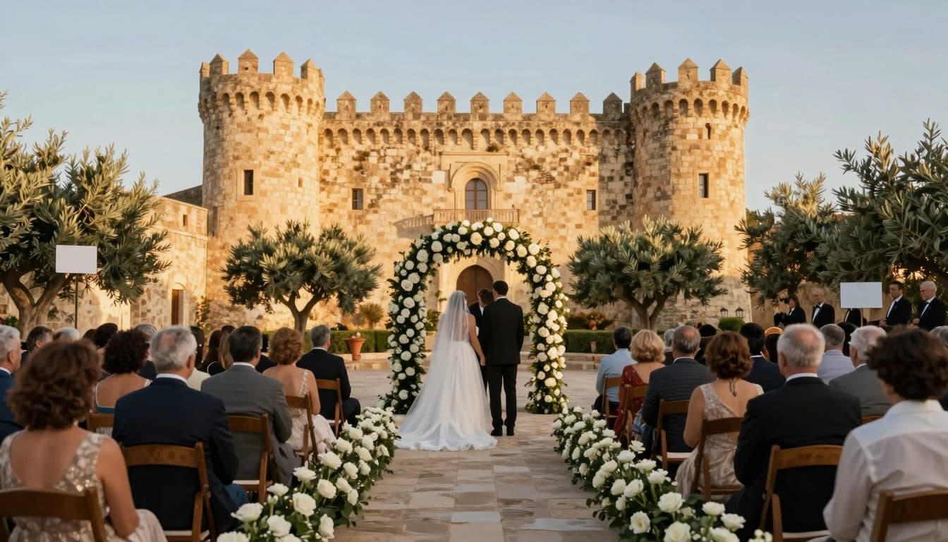 Aurora Ramazzotti sposa Goffredo Cerza in un castello siciliano