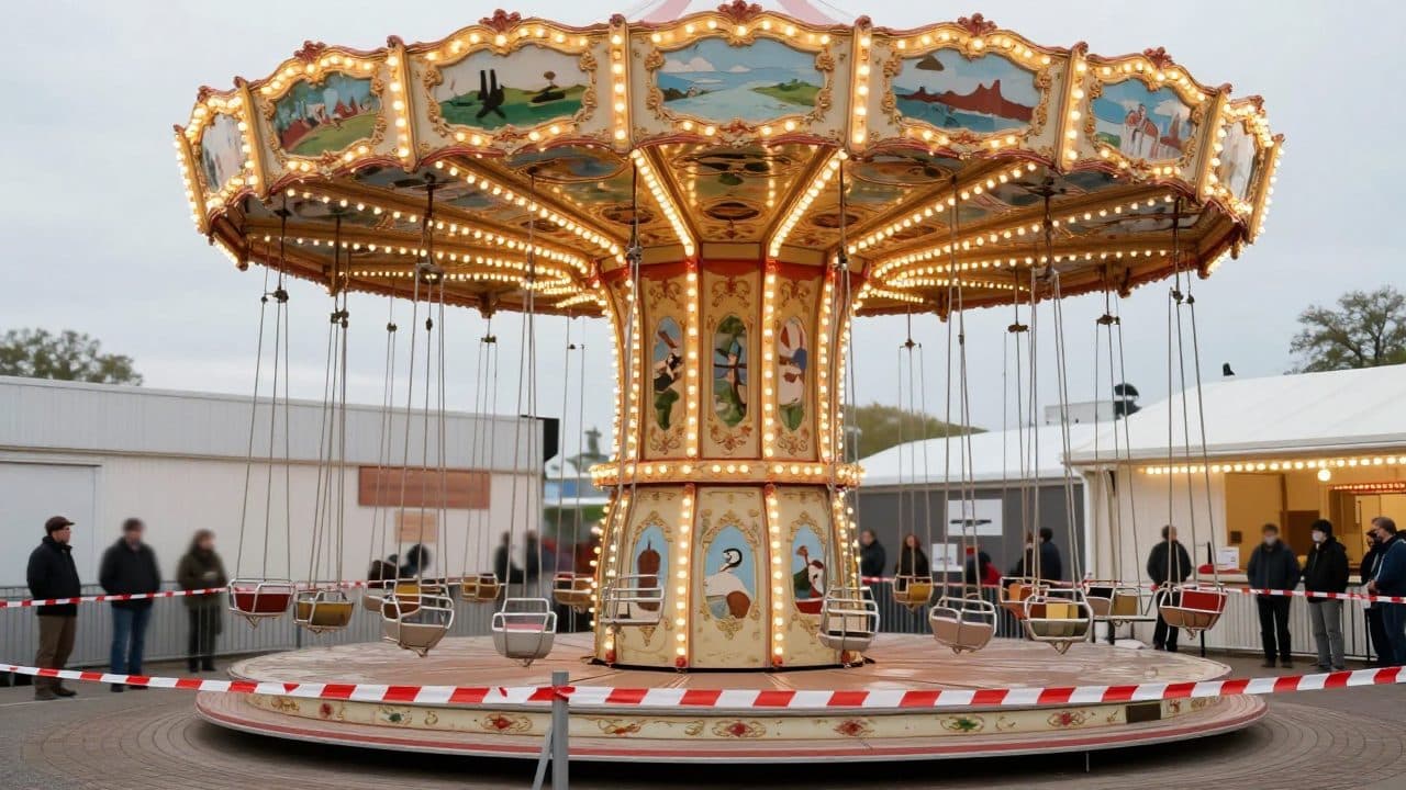 Guasto tecnico su una giostra della Wiesn: attrazione torna in funzione dopo il nulla osta