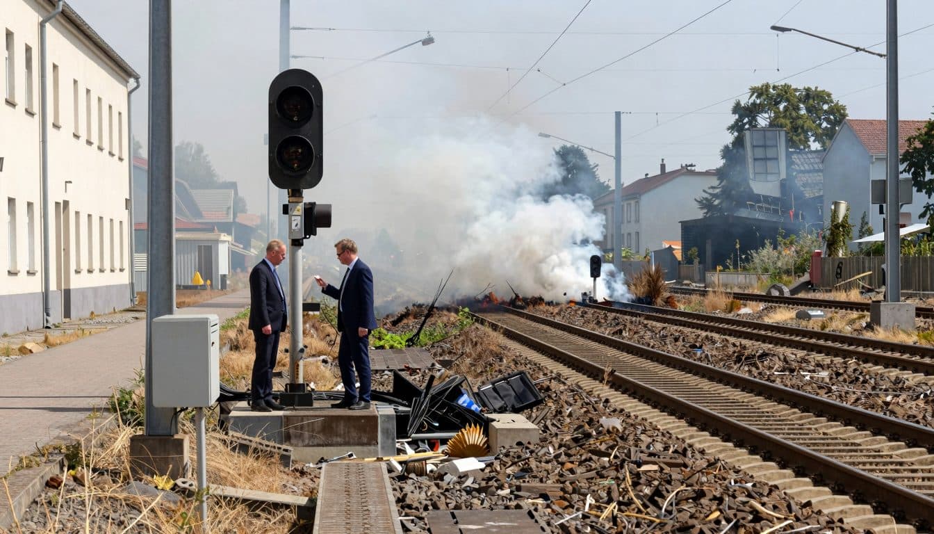 Il gruppo di sinistra 'Kommando Angry Birds' rivendica il sabotaggio incendiario sulla linea ferroviaria tra Düsseldorf e Colonia