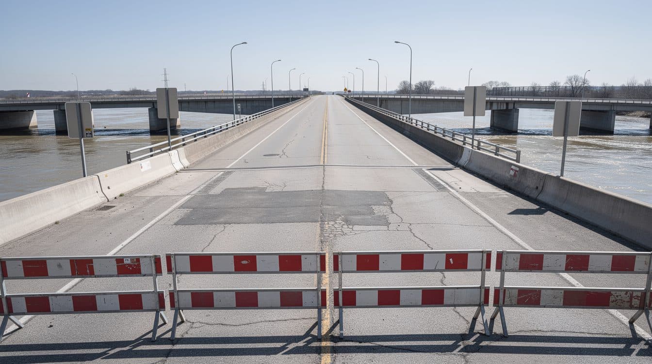 Ponte Nord di Bonn chiusa per gravi danni strutturali