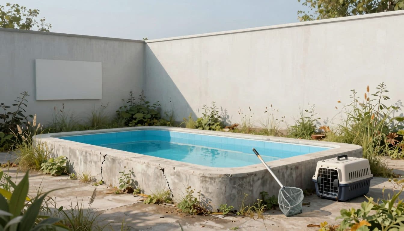 Vigili del fuoco volontari di Schwechat salvano sette gattini da una piscina vuota