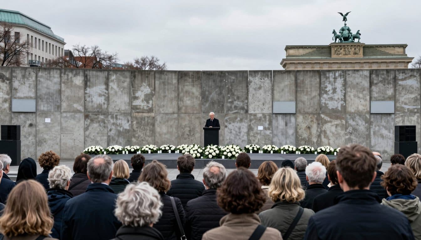 65° anniversario della costruzione del Muro: commemorazione a Berlino con Klöckner e Weimer