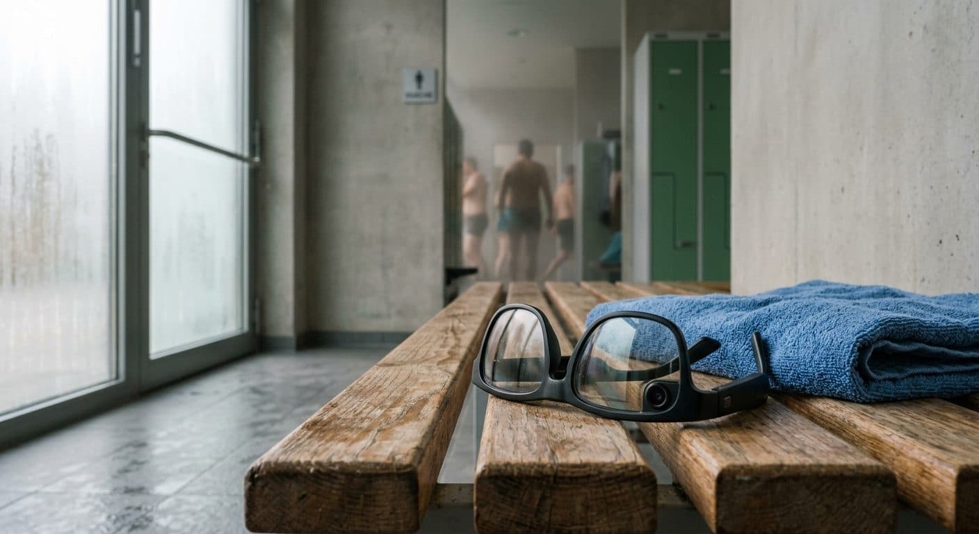 Potsdam vieta gli occhiali smart con telecamera in piscine e saune