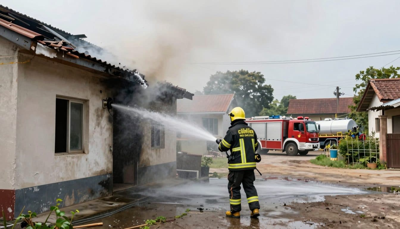 Grande incendio a Margarethen am Moos: quattro feriti e 140 soccorritori impegnati