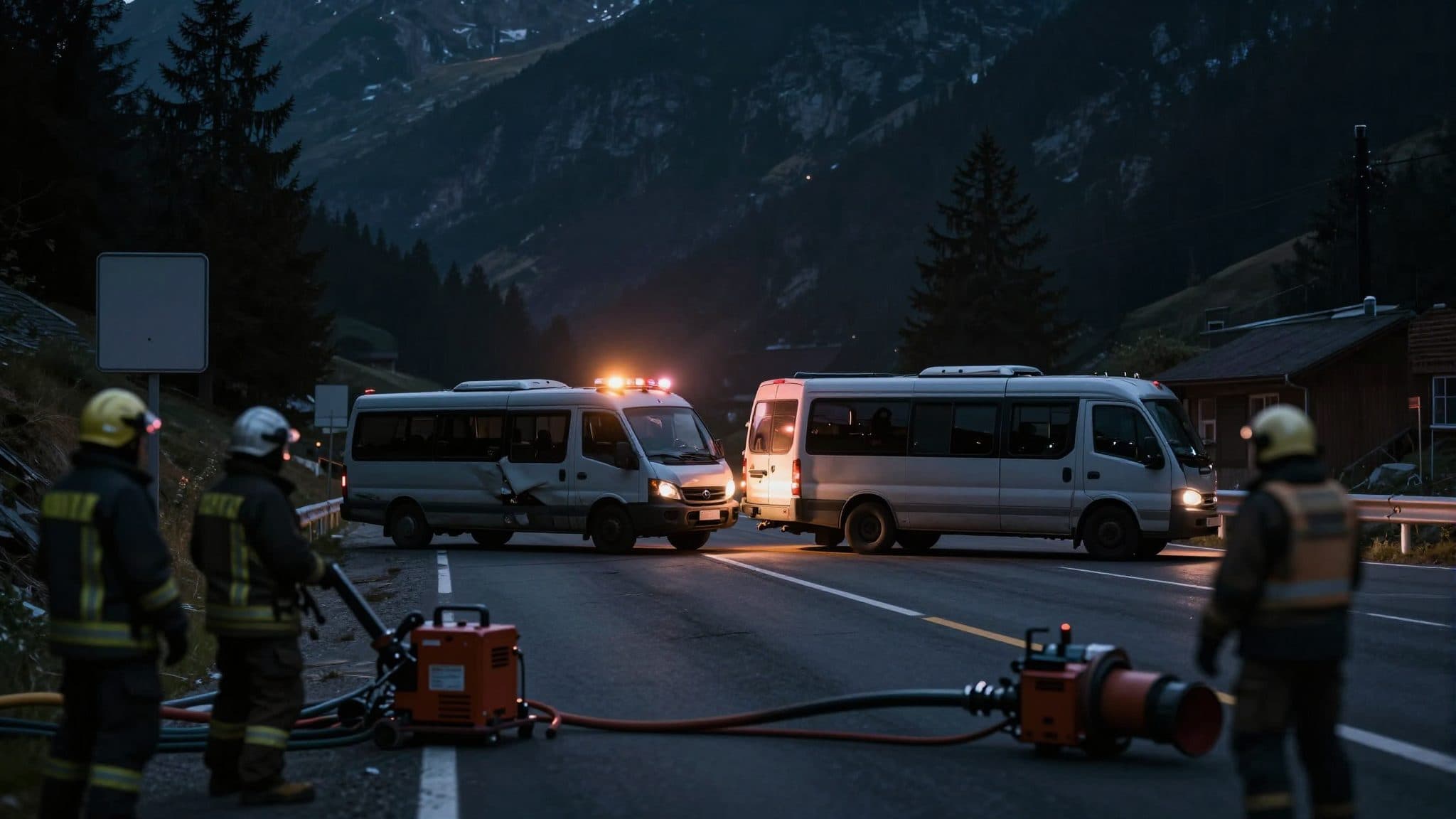 Grave incidente stradale di un autobus a Piesendorf: un morto e sette feriti dopo uno scontro frontale