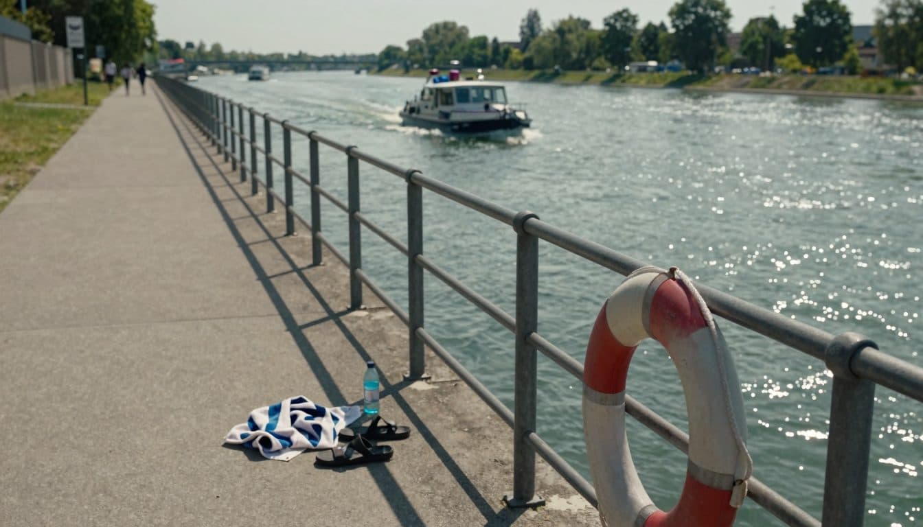 Tre nuotatori dispersi nel Reno – la polizia teme il peggio