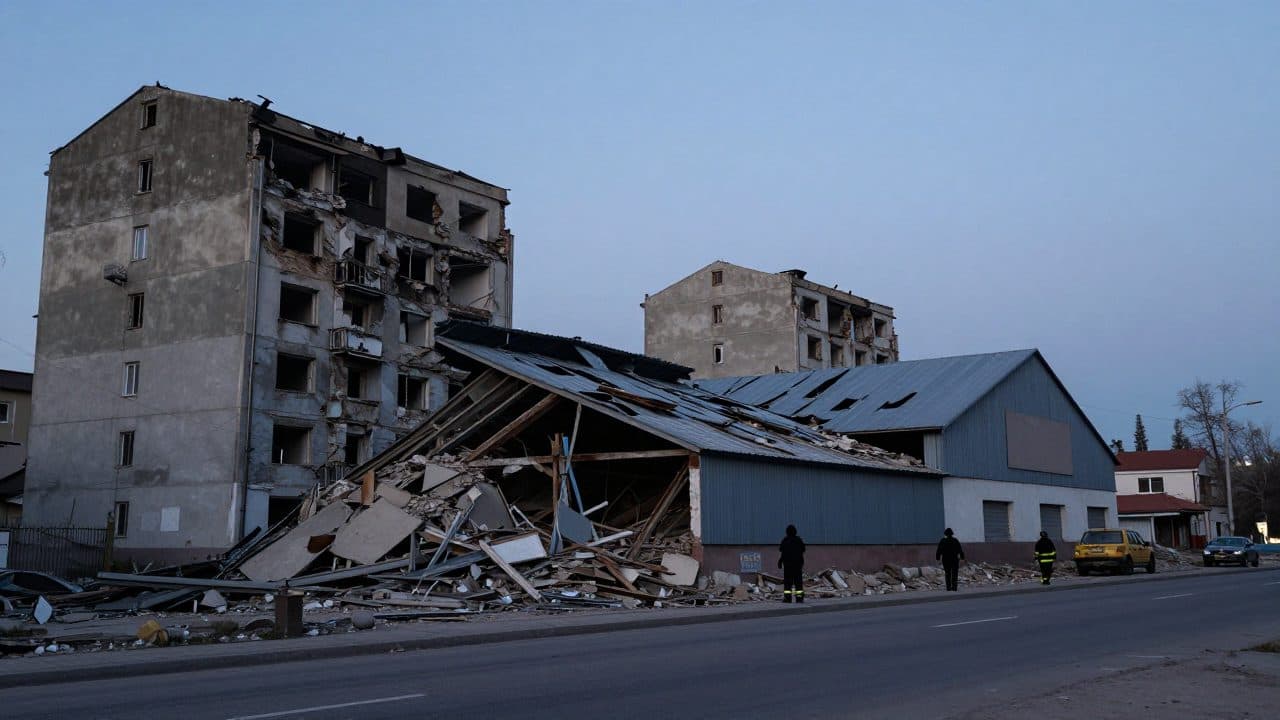 Attacchi russi su Odessa: colpiti edifici residenziali e un impianto industriale