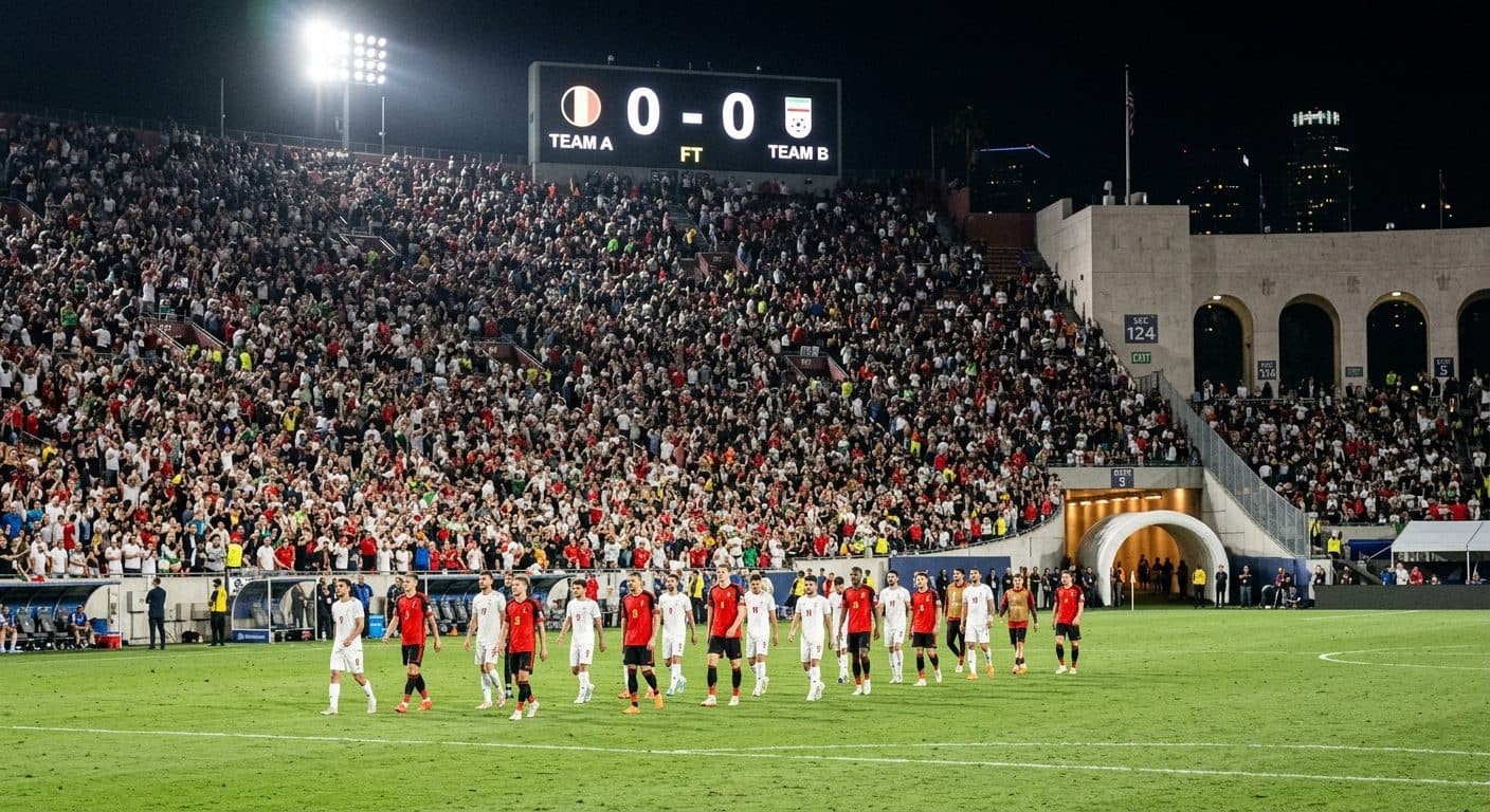 Il Belgio bloccato sullo 0-0 dall'Iran, affronta una corsa in salita per la qualificazione alla fase a eliminazione del Mondiale