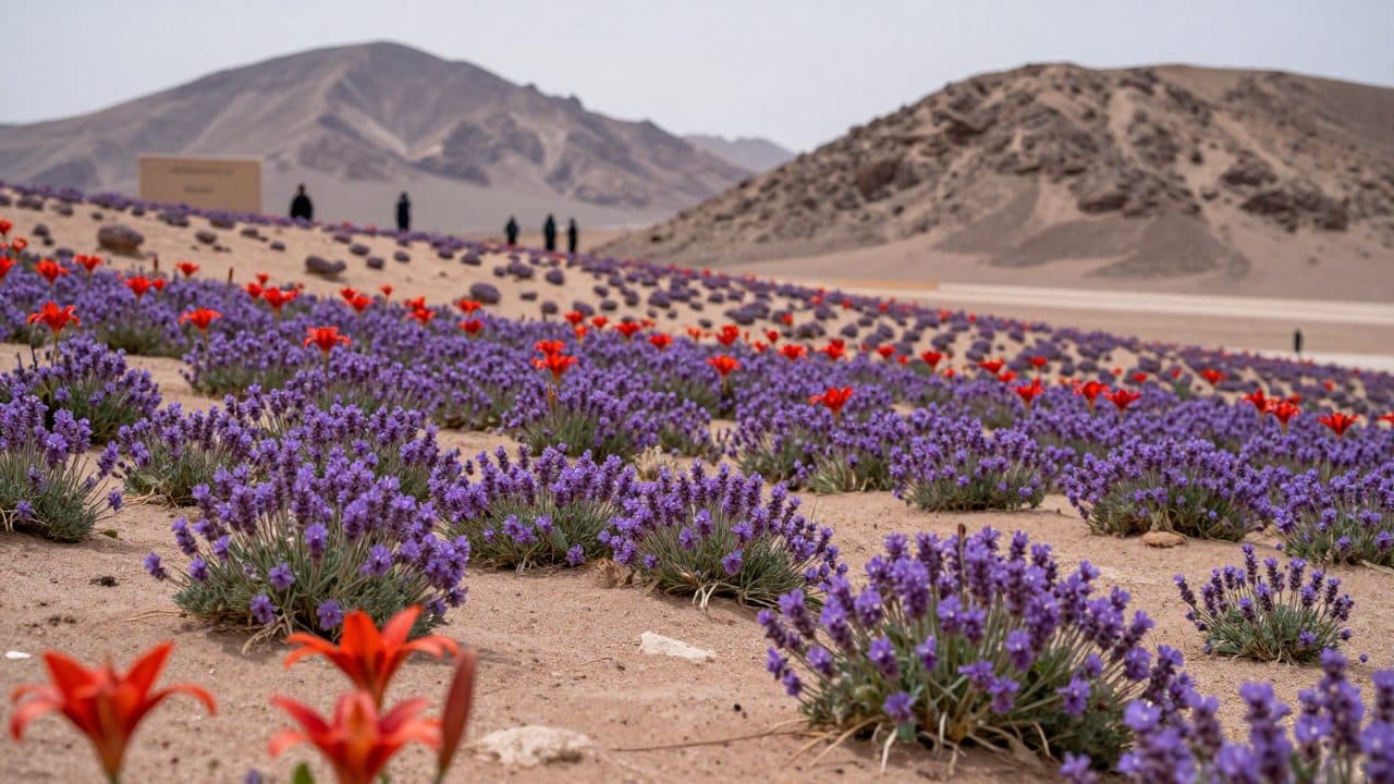 El Niño fa fiorire il deserto di Atacama: l'ente forestale cileno si attende un milione di visitatori