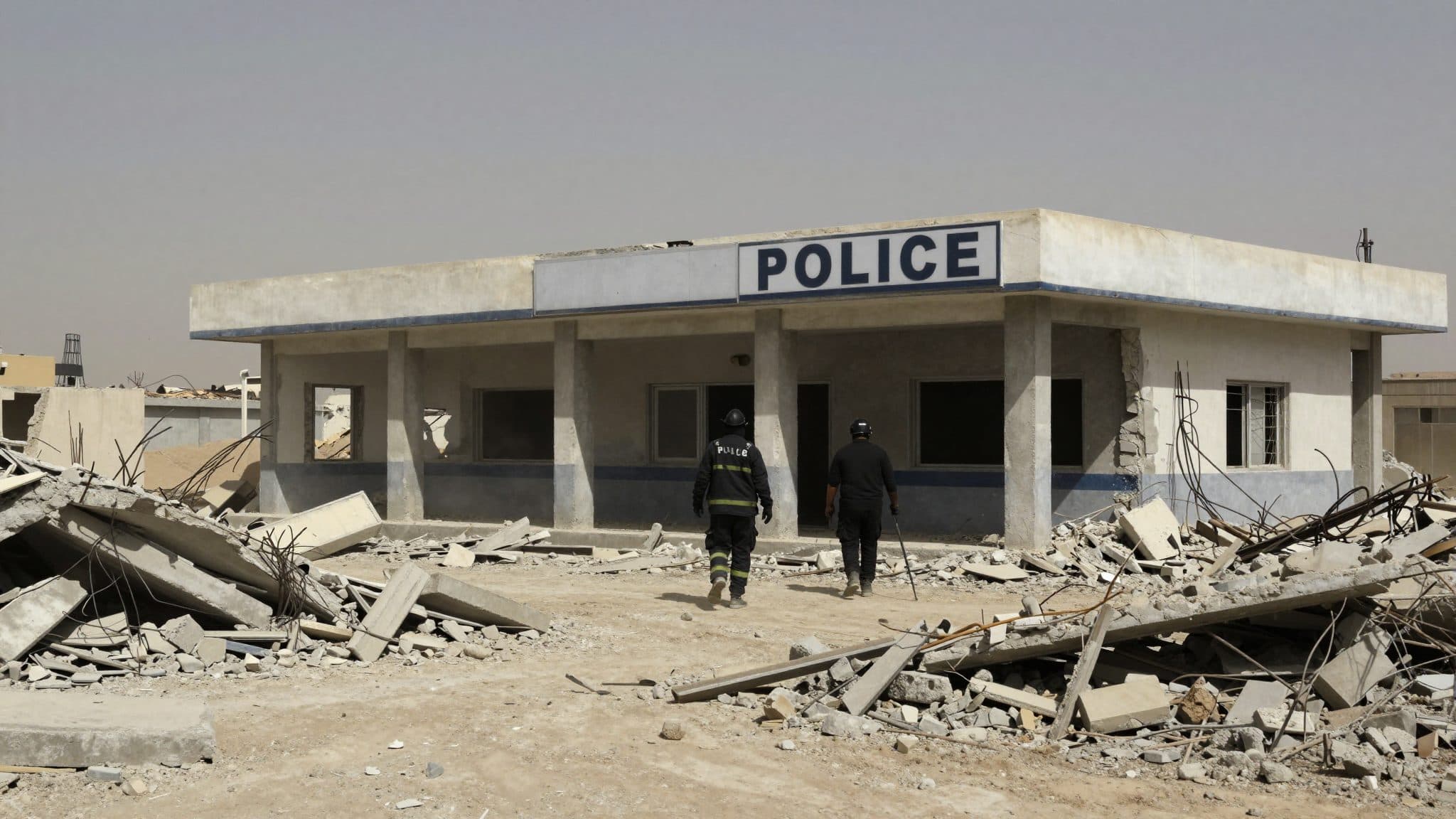 Morti dopo un raid aereo contro una stazione di polizia nella Striscia di Gaza