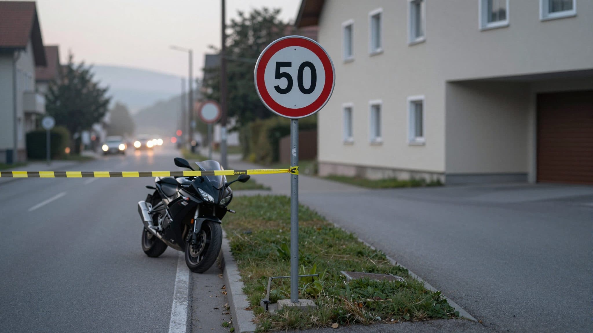 Motociclista beccato a Wels a 156 km/h in zona 50 – ritirata la patente