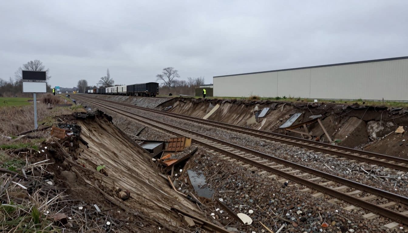 Il rapporto finale della BEU conferma: una frana causata da piogge torrenziali ha provocato l'incidente ferroviario vicino a Riedlingen