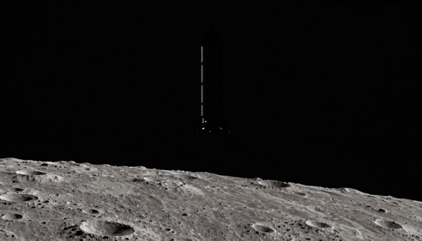 Detriti spaziali dallo spazio: lo stadio superiore di un razzo SpaceX dovrebbe precipitare sulla Luna il 5 luglio
