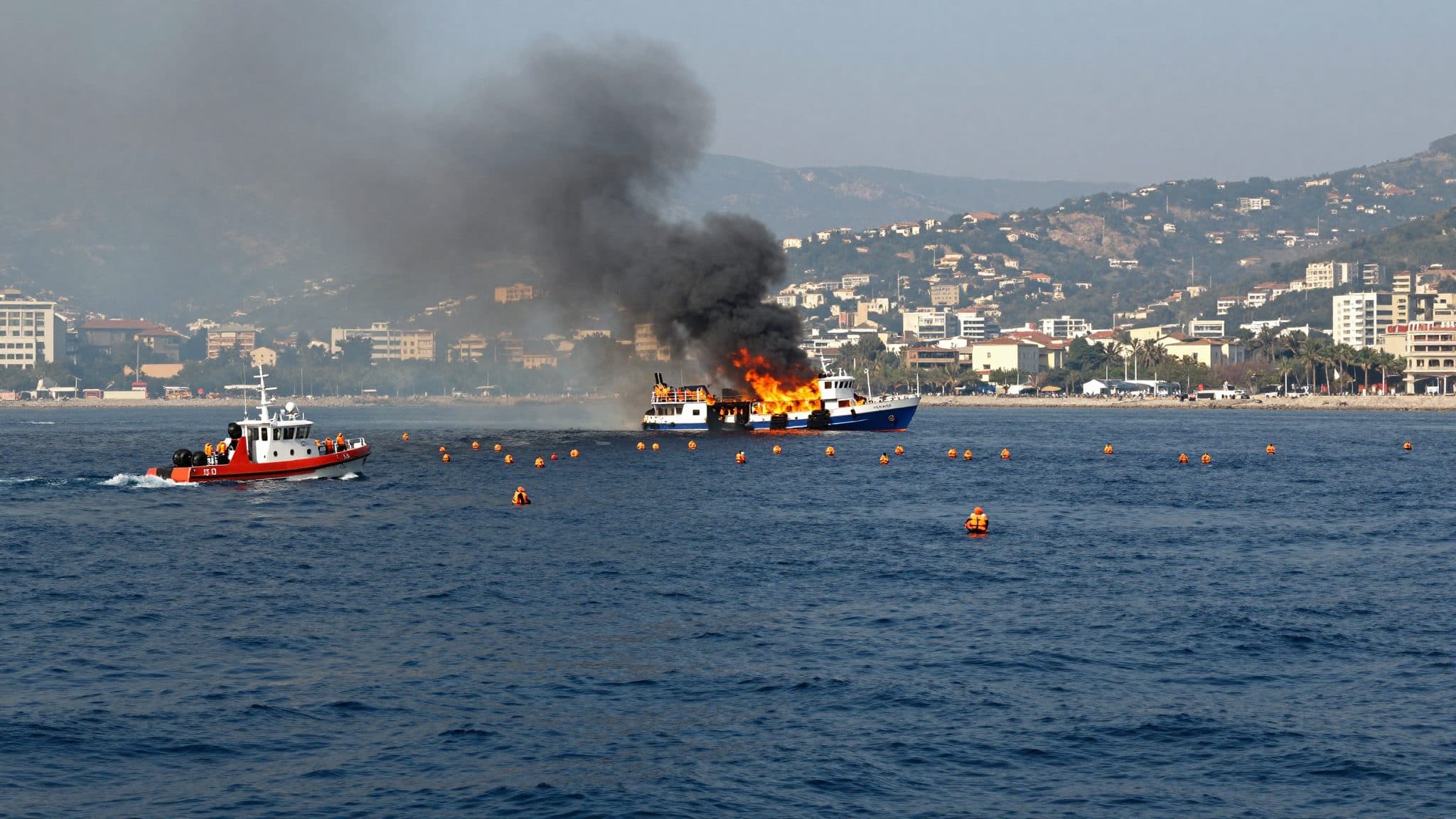 Imbarcazione turistica a Fethiye: 115 persone salvate