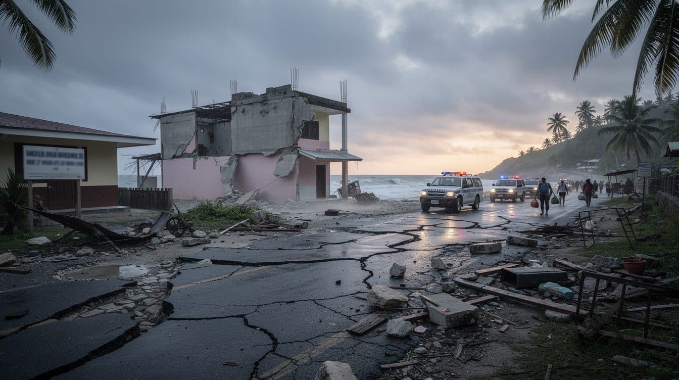 Terremoto di magnitudo 7,8 scuote il sud delle Filippine – almeno tre morti, allerta tsunami revocata