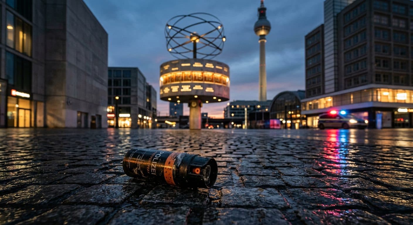 Caos all’Alexanderplatz: uomo picchiato a sangue, cinque arresti dopo l’aggressione alla polizia