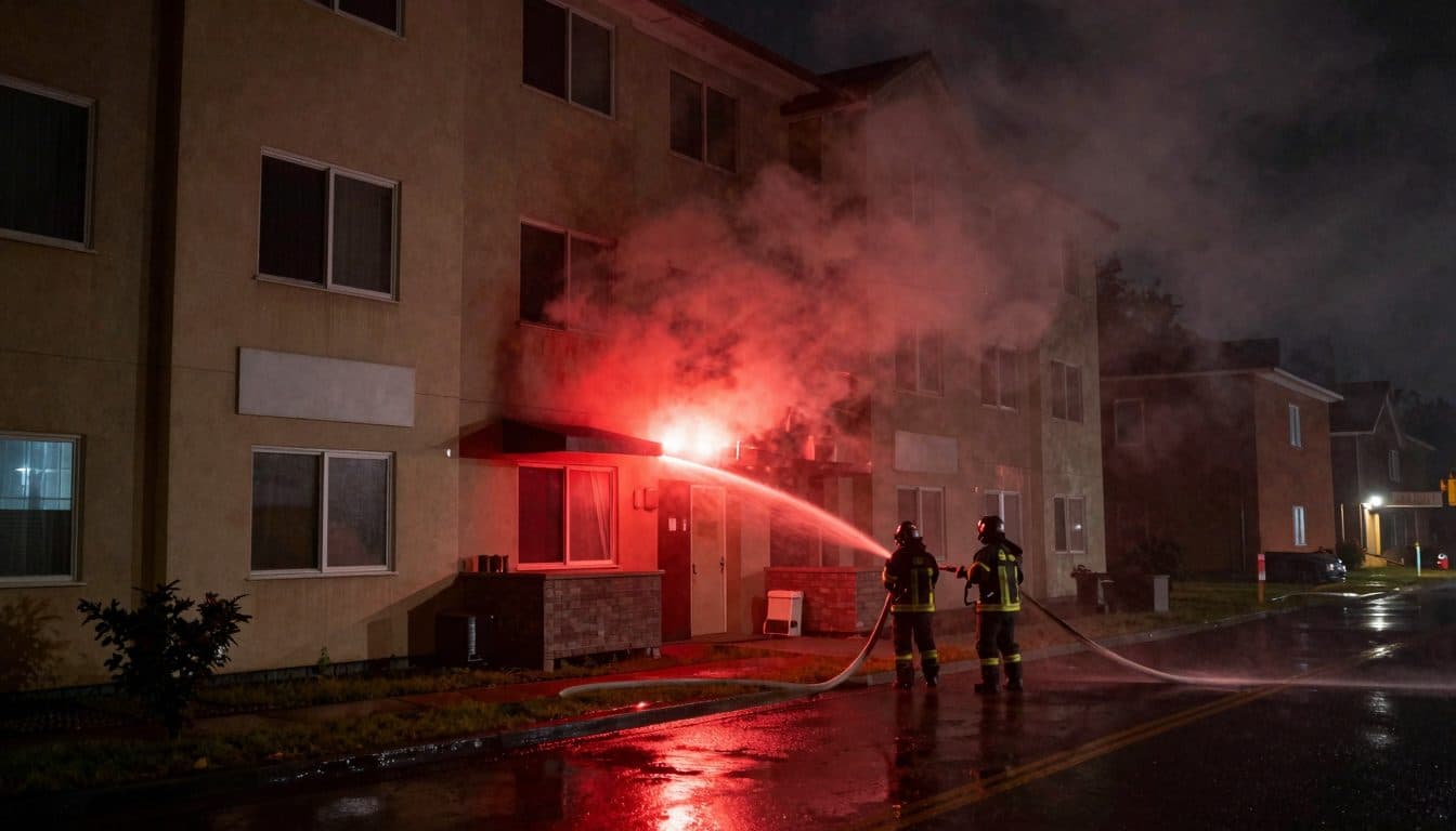 Anziano di 90 anni salva sé stesso durante un incendio notturno a Kufstein