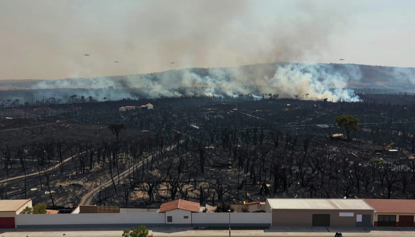 Incendio boschivo a nord-est di Madrid: 29.000 ettari distrutti, speranza di contenimento