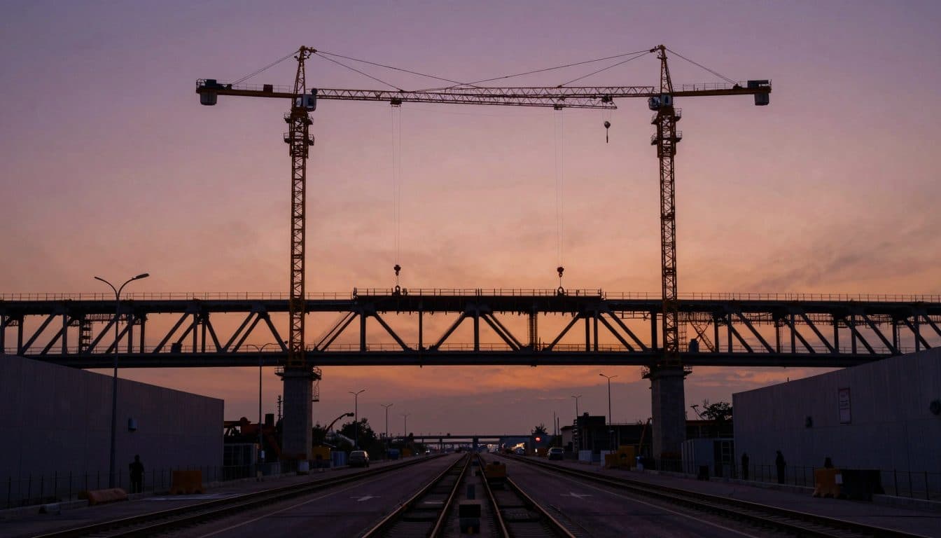 Nuovo ponte della Ringbahn sulla A 100: nel weekend verranno montate le strutture del piano viabile