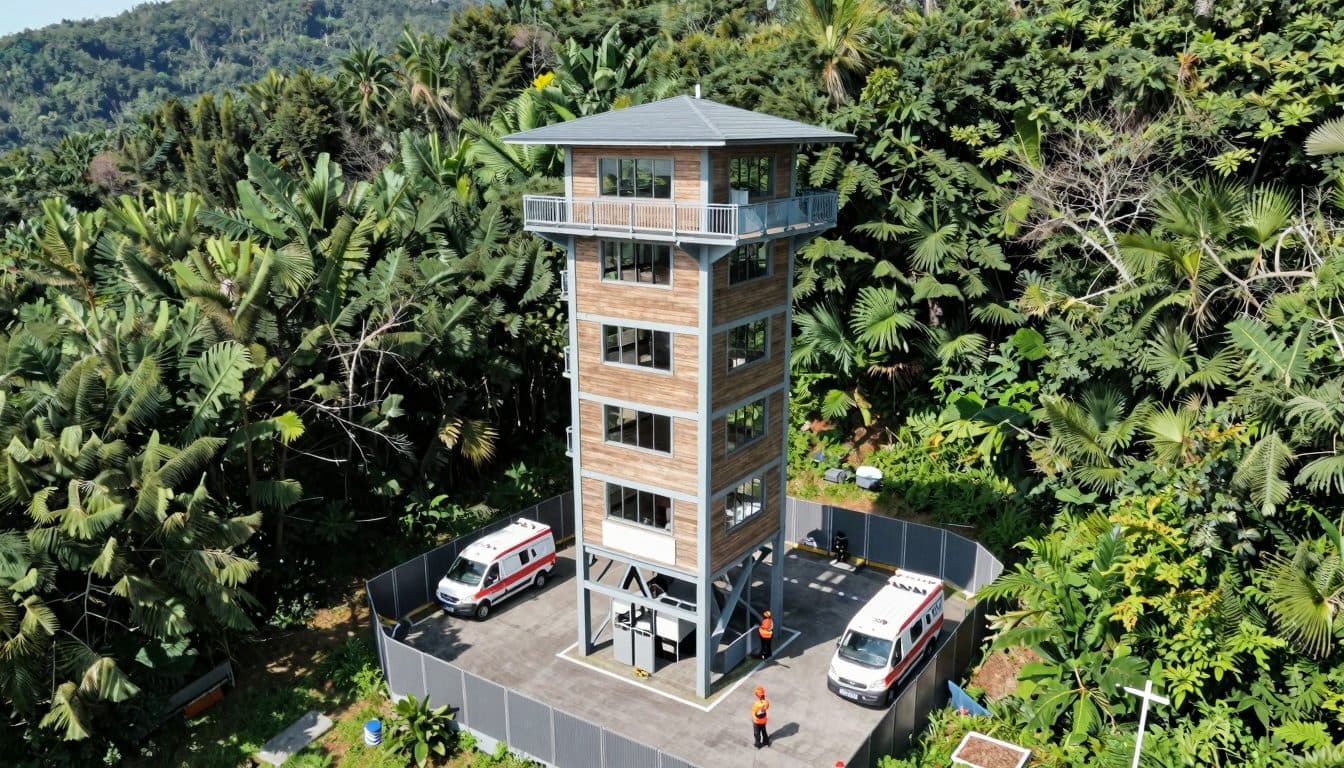 Tre morti dopo una caduta dalla torre dell'Harz – la causa è ancora incerta
