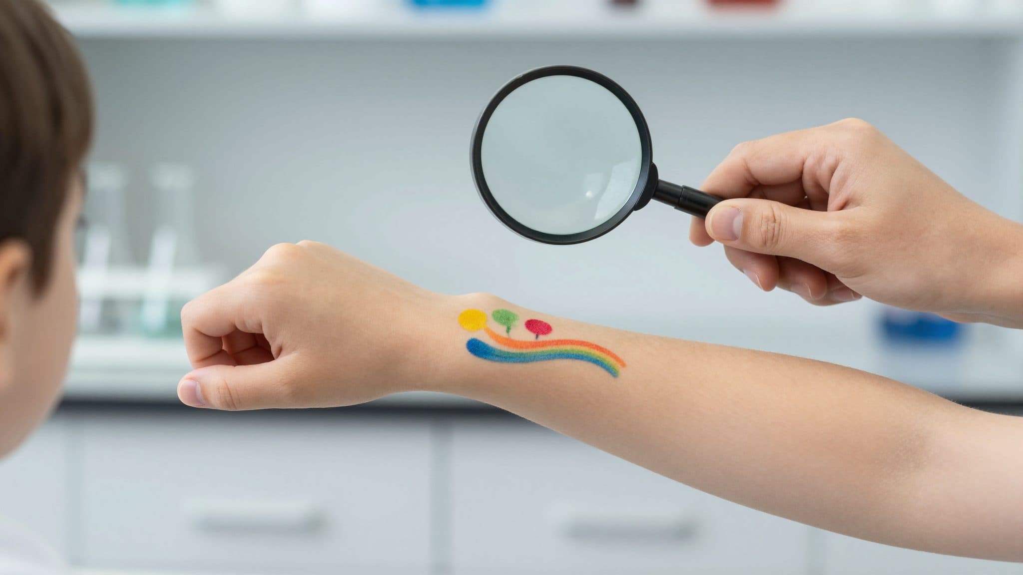 Allarme dal test di laboratorio: 13 tatuaggi temporanei per bambini su 15 contaminati da sostanze chimiche preoccupanti