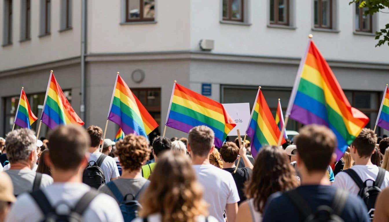 Cottbus lancia un messaggio contro l'estremismo di destra al Christopher Street Day