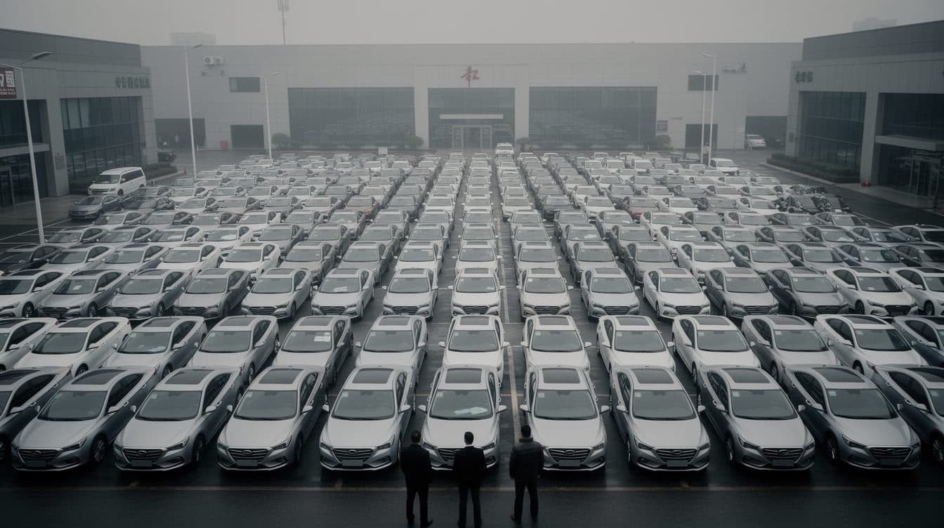 Mercato auto cinese in caduta libera: le vendite crollano del 22 percento