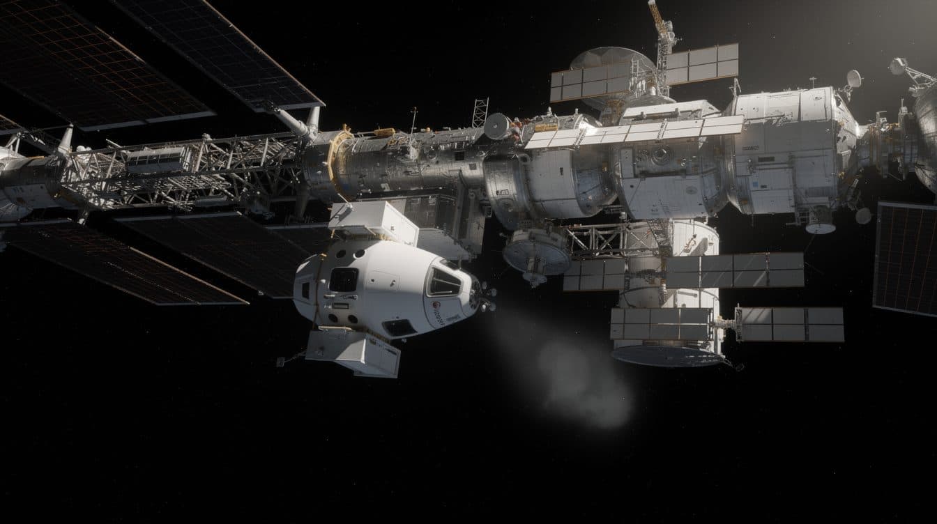 Perdite d'aria sulla ISS: la Crew-12 deve rifugiarsi temporaneamente nella capsula Dragon