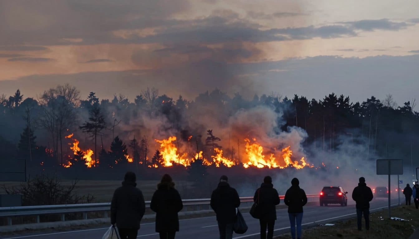 Incendio boschivo vicino a Fontainebleau: le autorità evacuano più di 1.000 persone