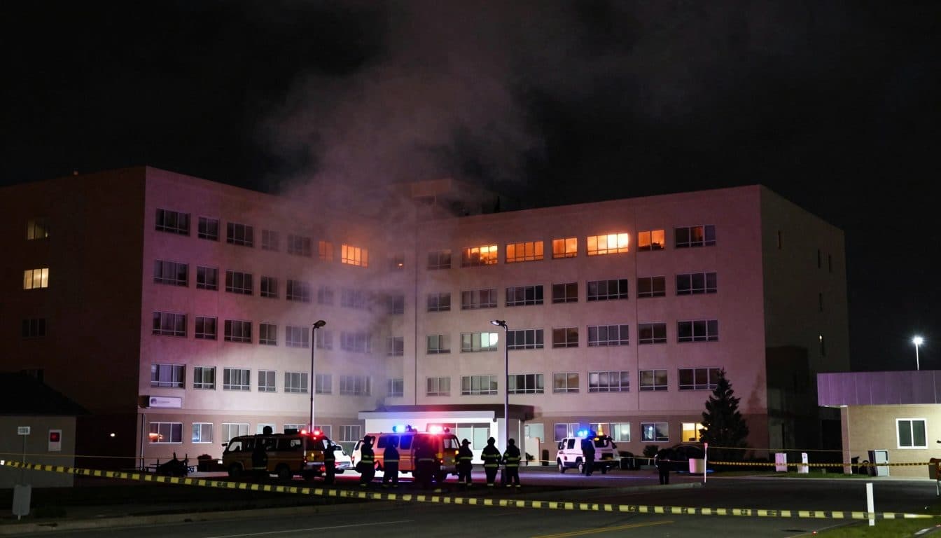 Due morti e almeno 34 feriti nell'incendio del tetto dell'ospedale di Ludwigslust
