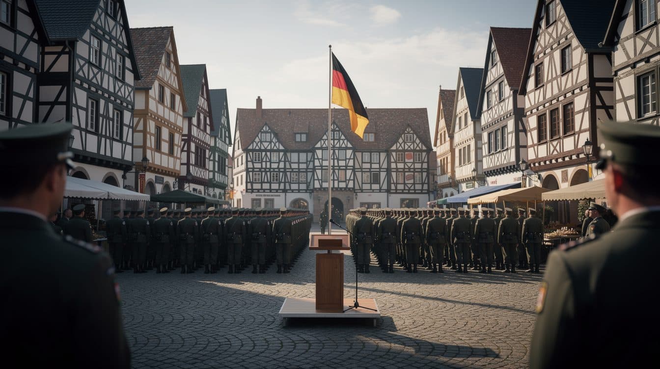 Merz promuove a Medebach la capacità di difesa e rende onore al giuramento pubblico della Bundeswehr
