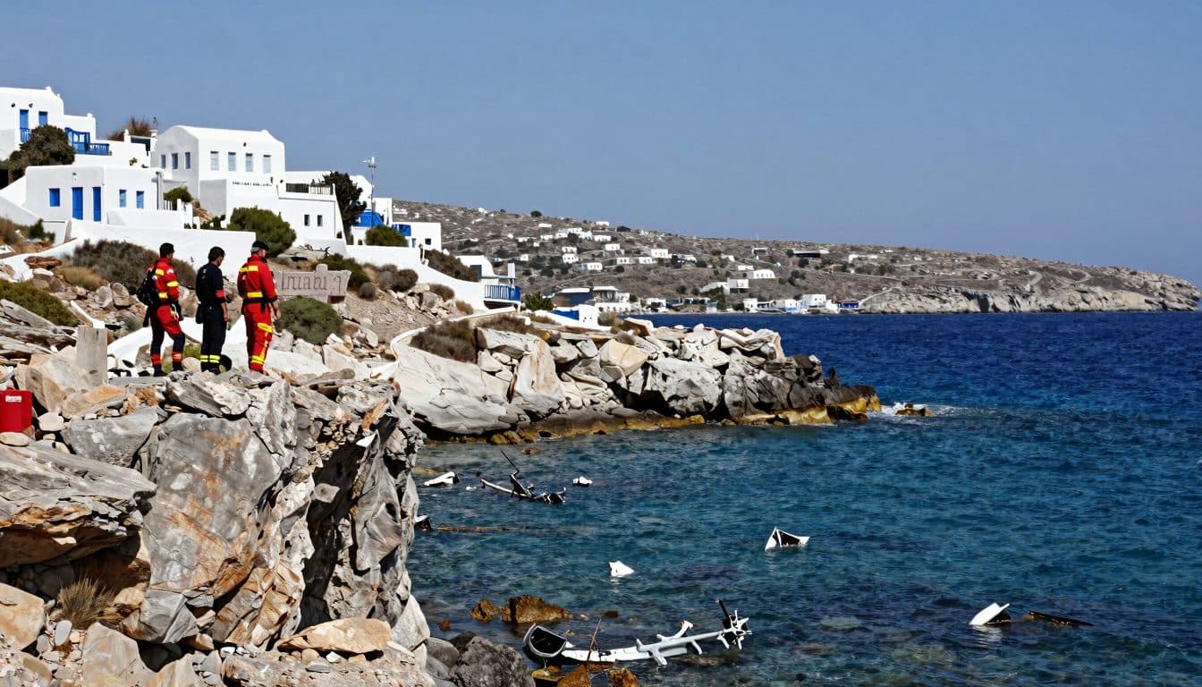 Elicottero precipitato sull'isola greca di Sifnos – tre morti