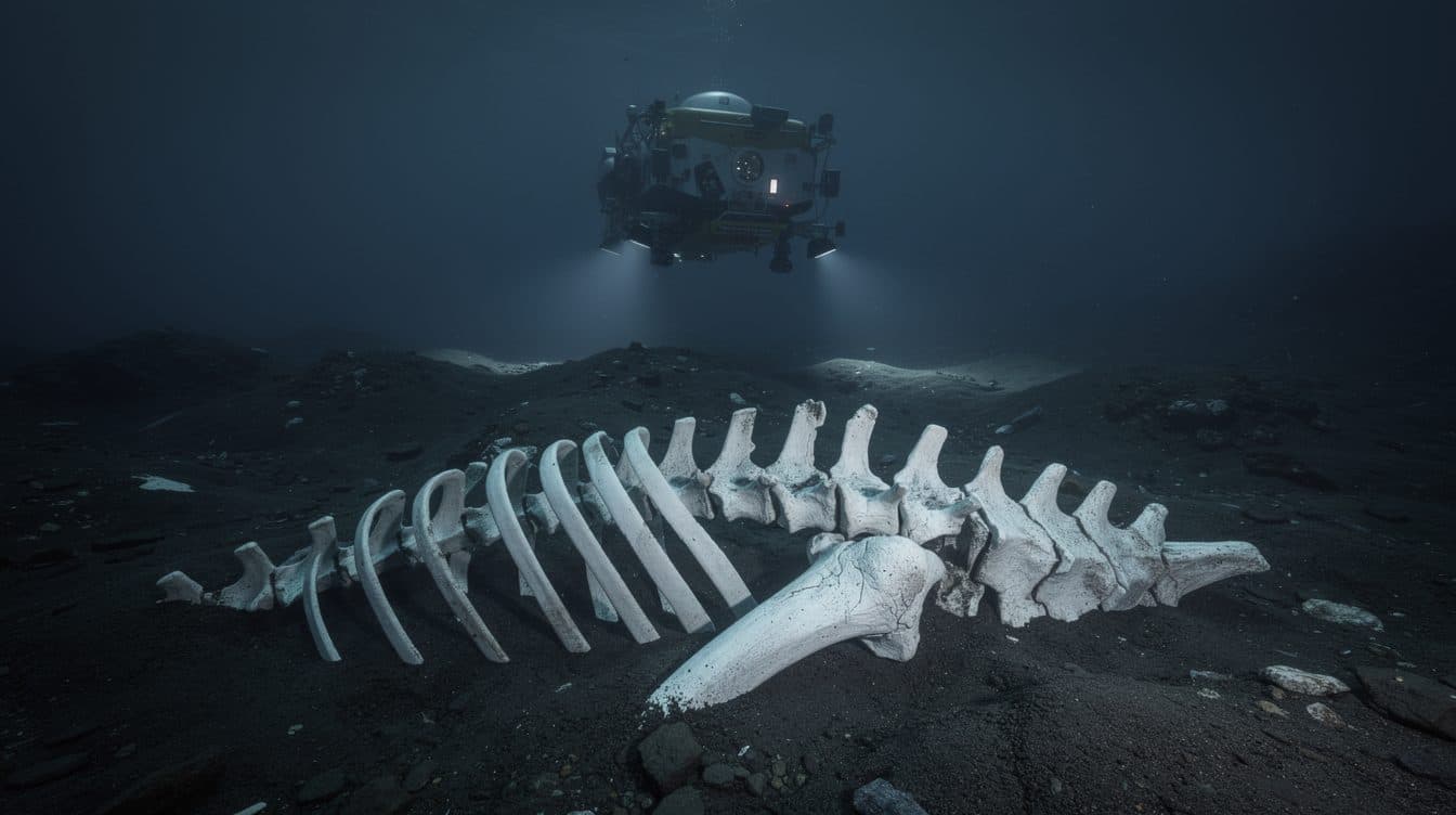 Ricercatori scoprono il cimitero delle balene più profondo al mondo nell'Oceano Indiano