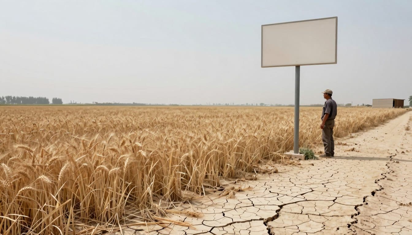 L'assicurazione grandine stima i danni della siccità per gli agricoltori locali in un miliardo di euro