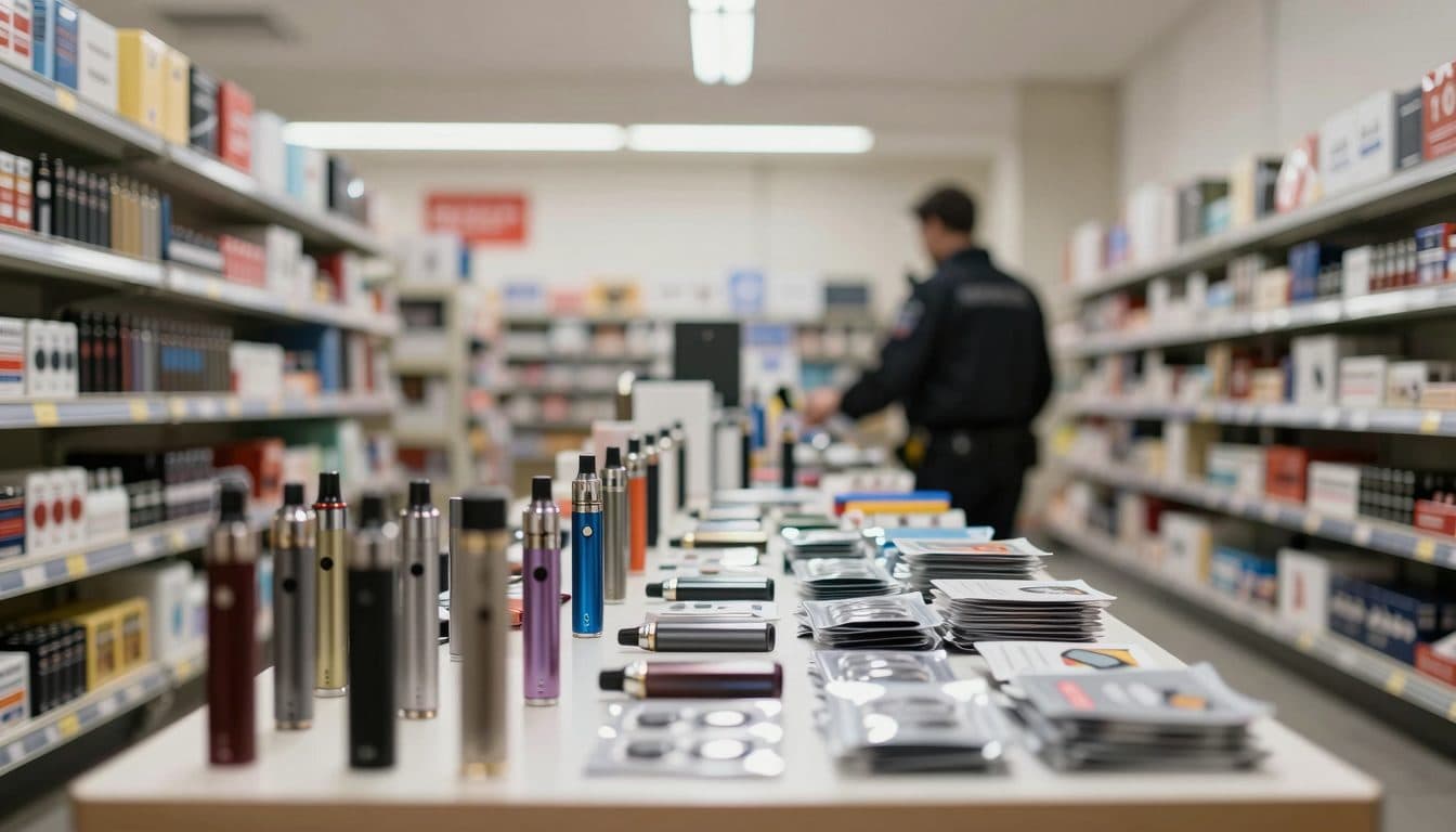 Autorità sequestrano 682 sigarette elettroniche e prodotti del tabacco illegali a Vienna-Favoriten
