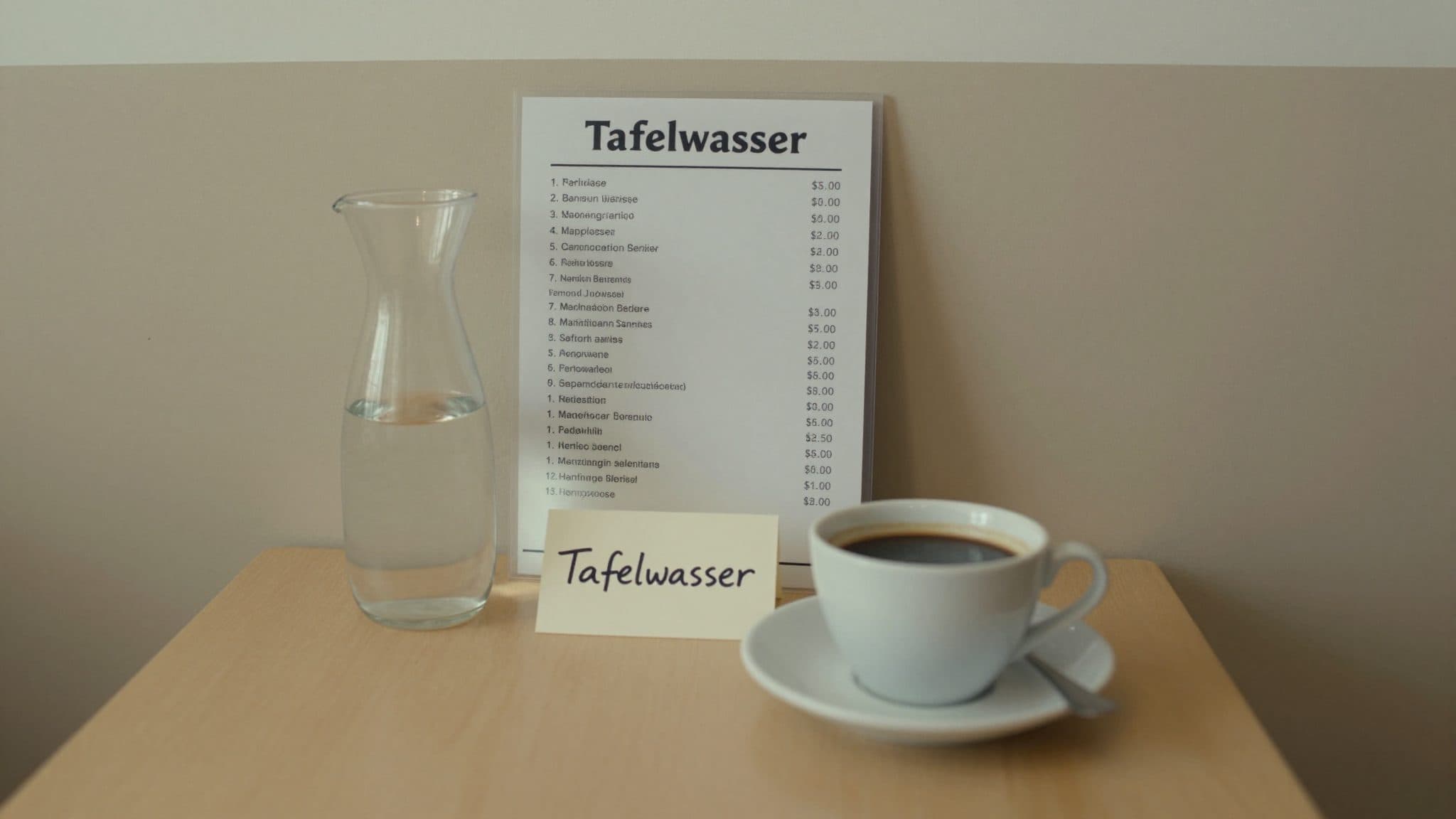 Indagine della Camera del Lavoro a Vienna: solo tre locali su 30 servono acqua del rubinetto gratuitamente