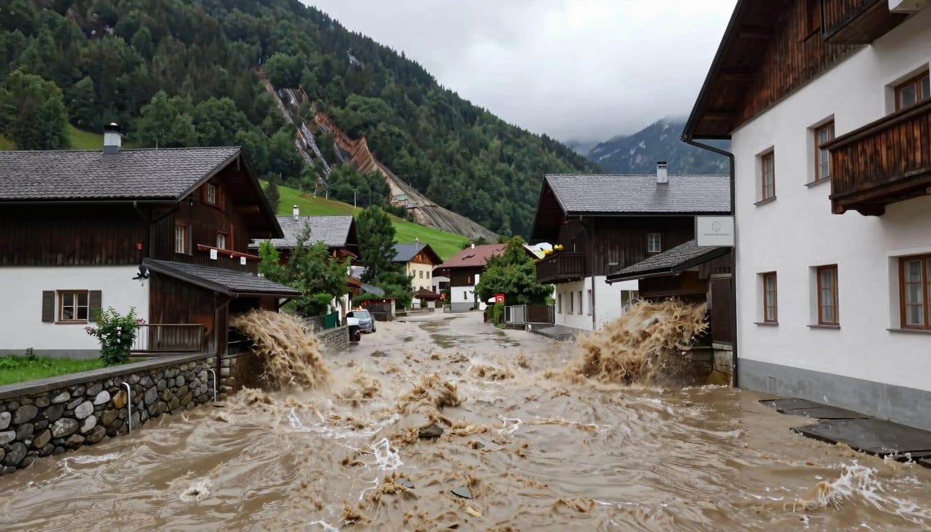 Maltempo in Pinzgau: 79 interventi dei vigili del fuoco per allagamenti e frane
