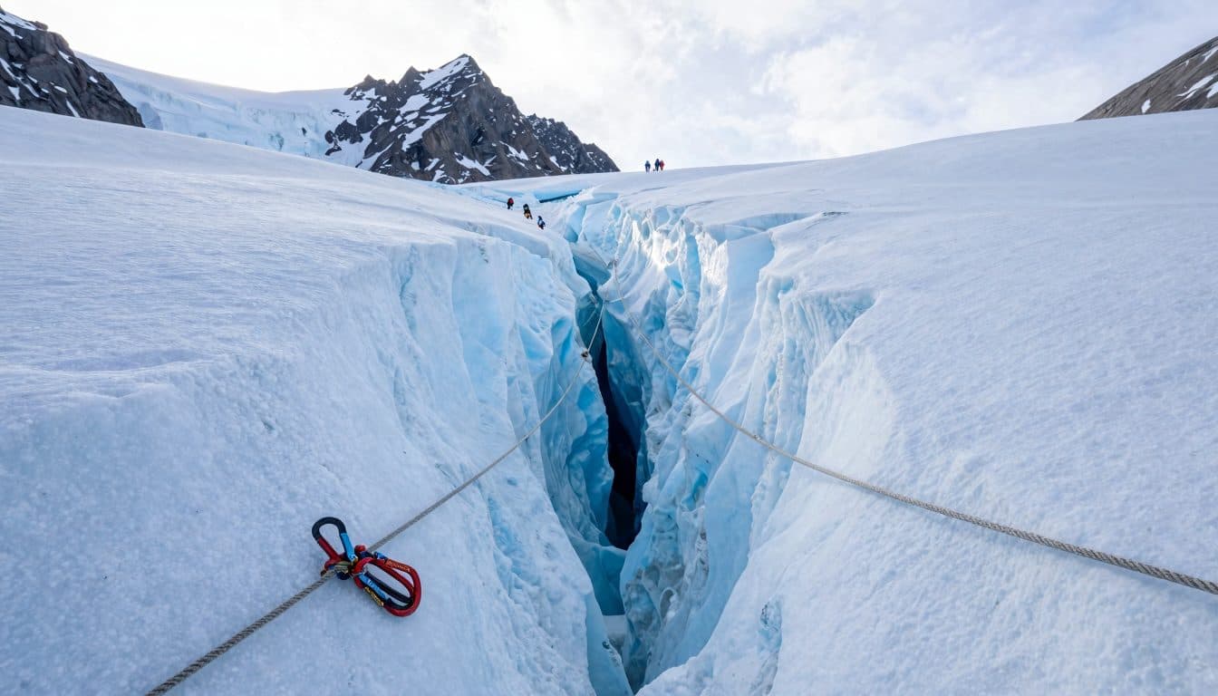 23enne precipita per 20 metri in un crepaccio glaciale al Taschachferner in Tirolo