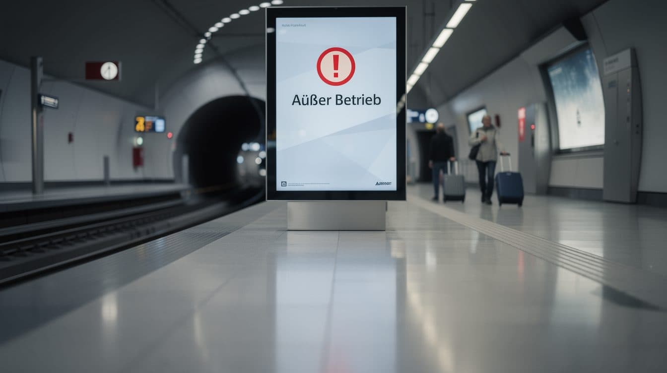 Nuova Skyline-Bahn all’aeroporto di Francoforte fuori servizio per settimane a causa di problemi tecnici
